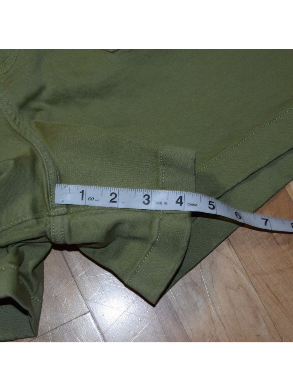 LC Lauren Conrad Women's Sz 14 Green Super High-Rise Shorts - Picture 4 of 7